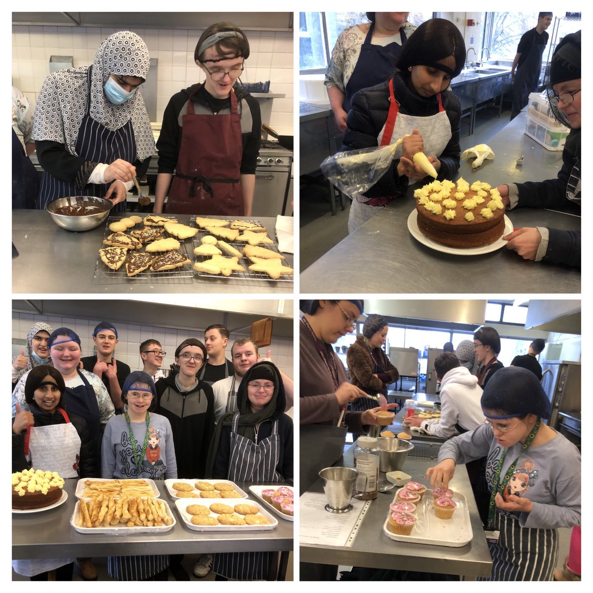 These amazing young NCFE students only went and did it again, baking cakes for Chestnut Tree house! ⁦@CrawleyCollege⁩ ⁦<a href="/jochappel4/">Head of Learning @ChichesterCollegeGroup</a>⁩