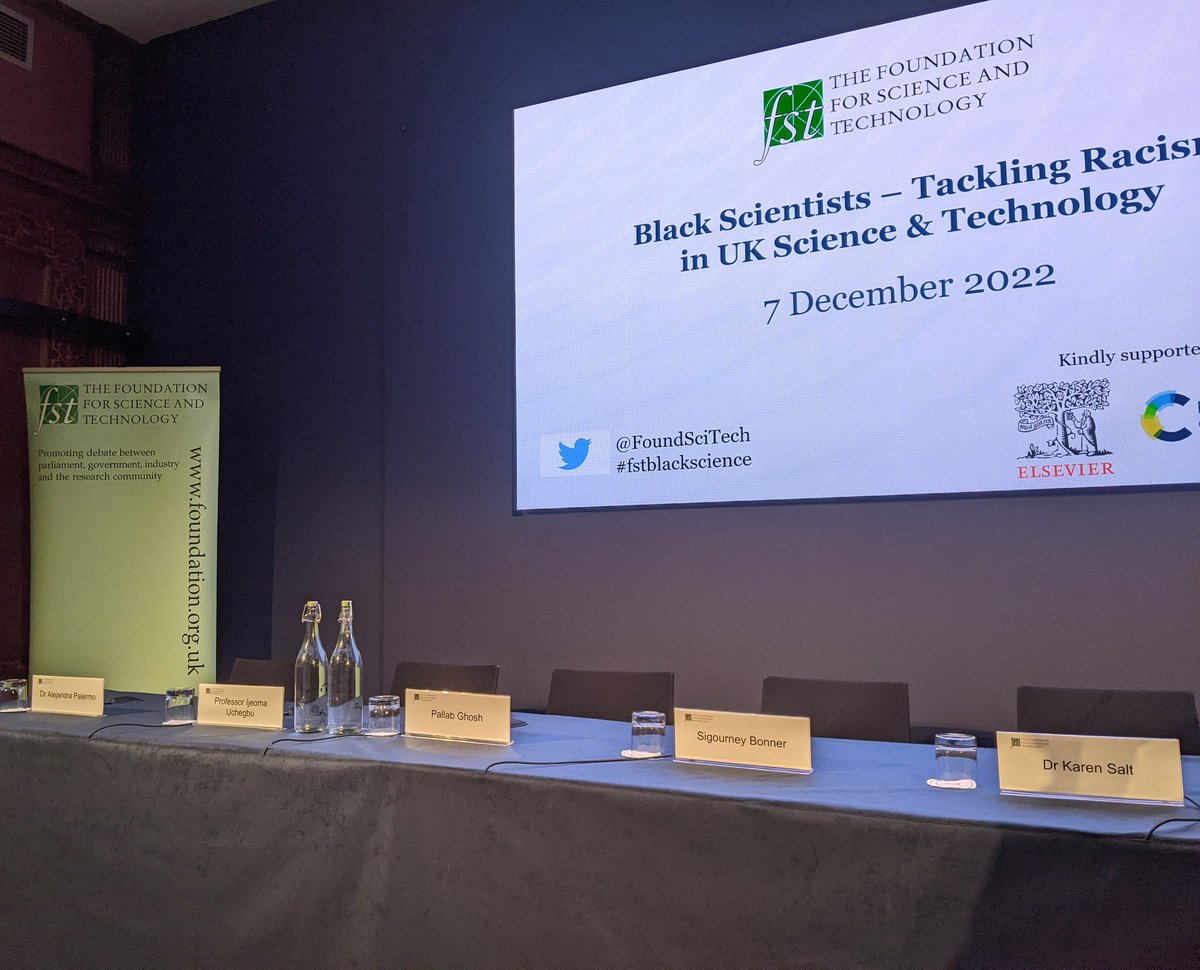 RashadaHarry's tweet photo. Riveting discussion on the impact of  racism in Science and Technology by @FoundSciTech this evening. Discussing everything from publishing data to the Ethnic pay gap implications for society long term. #DataDriven #fstblackscience https://t.co/re4mho66GD