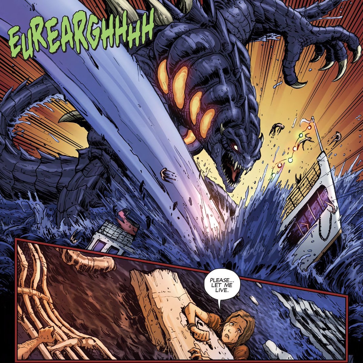 Zach_Author_Art's tweet photo. The Queen shows no mercy...
Pic credit: Matt Frank from the Project Nemesis comic book.
#nemesisforgigabash #MattFrank #projectnemesis #GigaBash #kaiju https://t.co/sLkkpHo3Rl