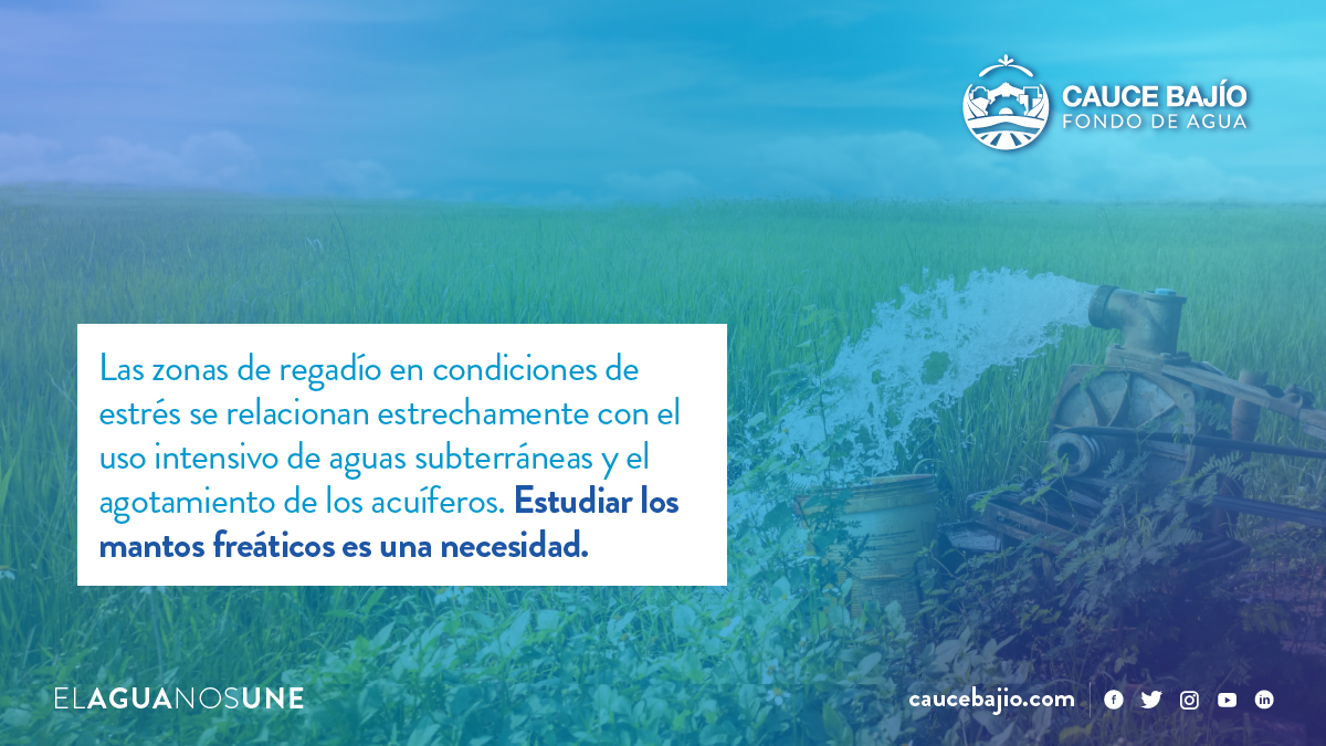 Es por ello que estudiamos el estado de nuestras aguas subterráneas, con la visión de tomar mejores decisiones y poder tenener un futuro sostenible en armonía con los recursos hídricos. #ElAguaNosUne