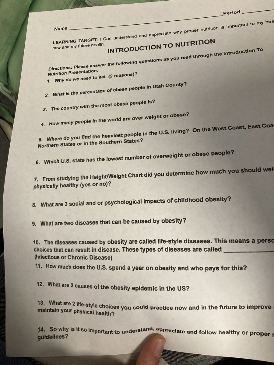 emiweelee's tweet photo. This is from my daughter’s 8th grade health class. I am livid. @ProvoSchoolDist do better! https://t.co/5aGRzJlxee