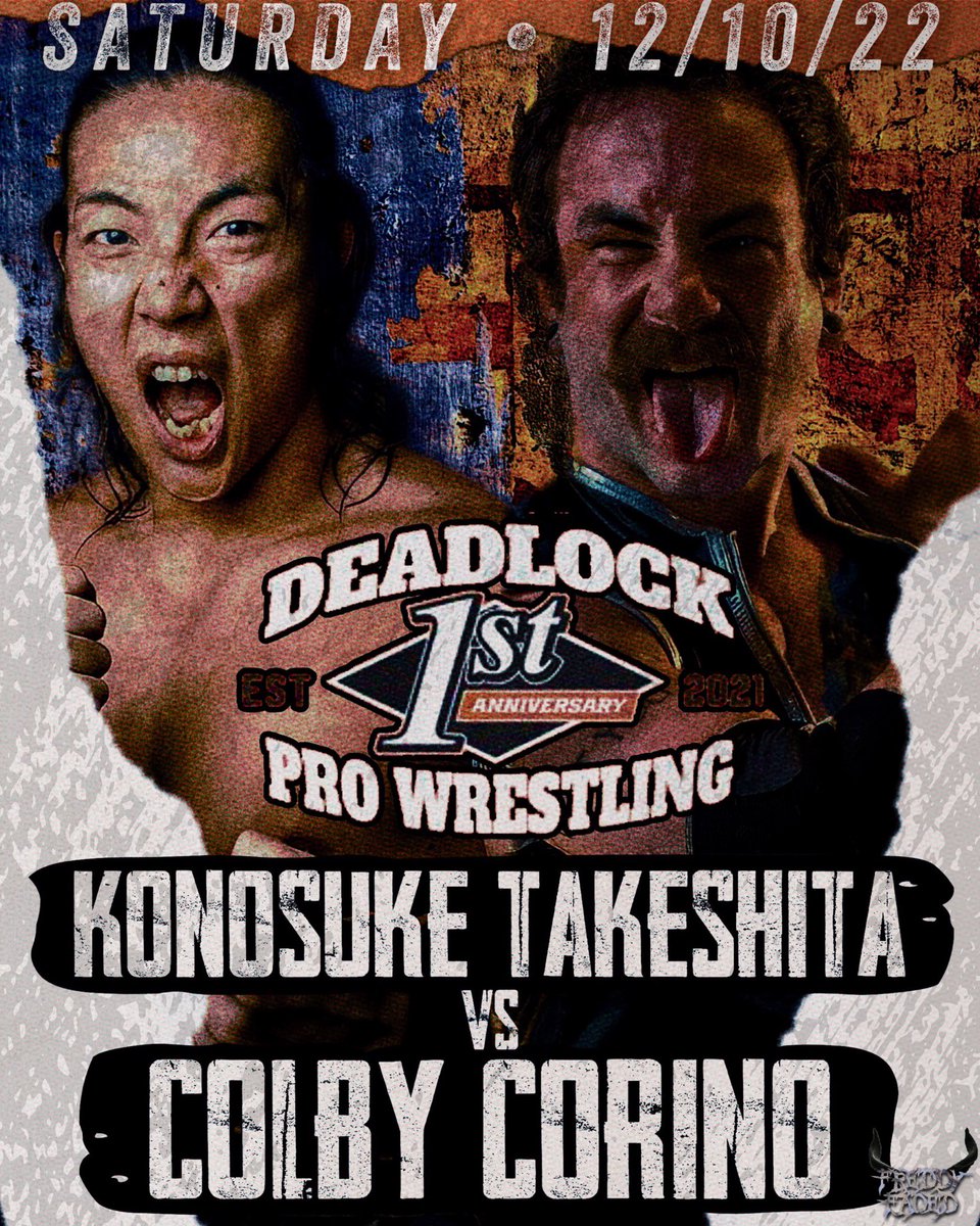 freddy2faded's tweet photo. Let’s Fucking Go
#wrestling #prowrestling #DPW #DPW1Year #DPWonDemand #KonosukeTakeshita #ColbyCorino #independentwrestling https://t.co/jvVhcUJTHA