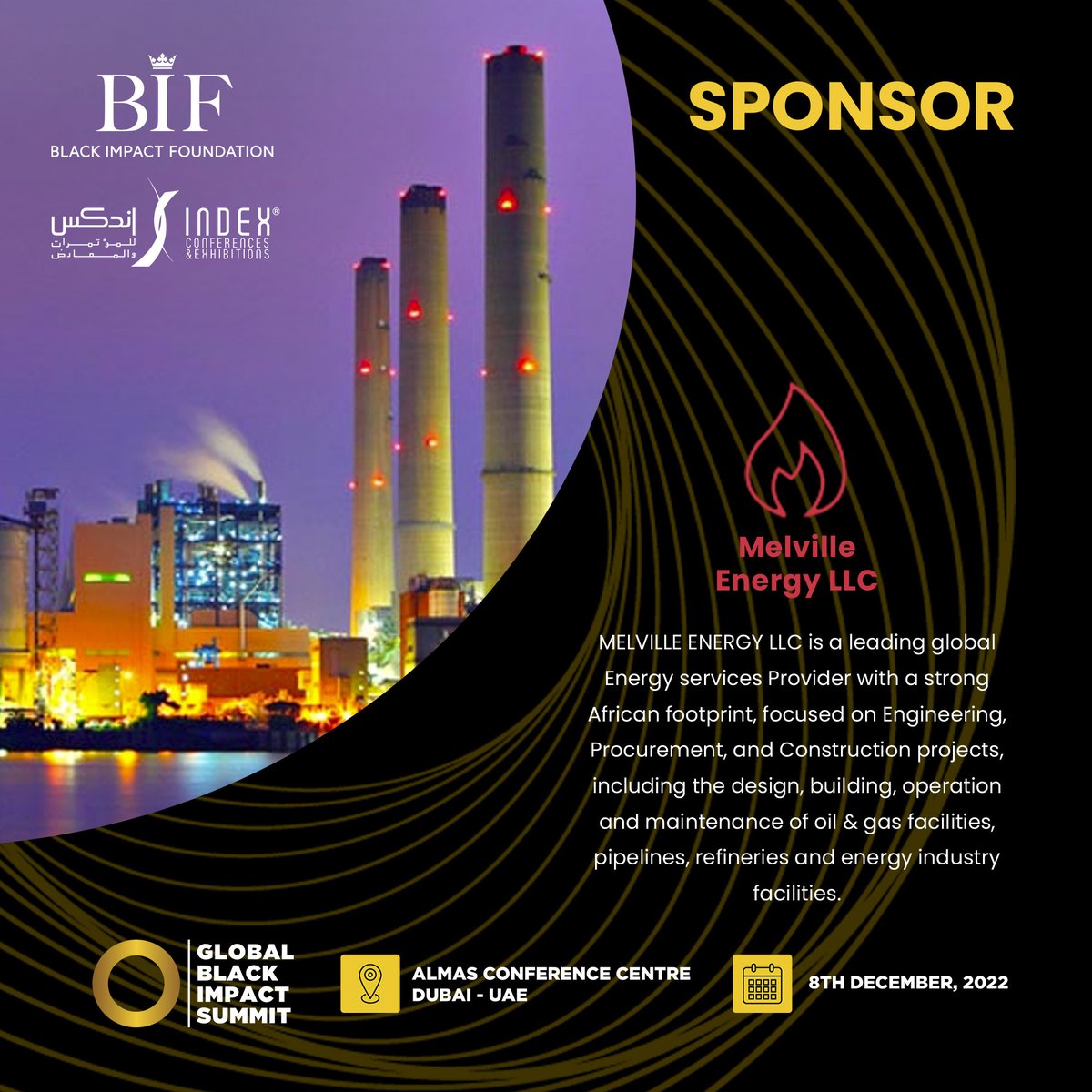 We’d like to take this opportunity to acknowledge and thank the organisations that have sponsored us to deliver this groundbreaking event. Together, we’re delivering the second Global Black Impact Summit on 8th December 2022.