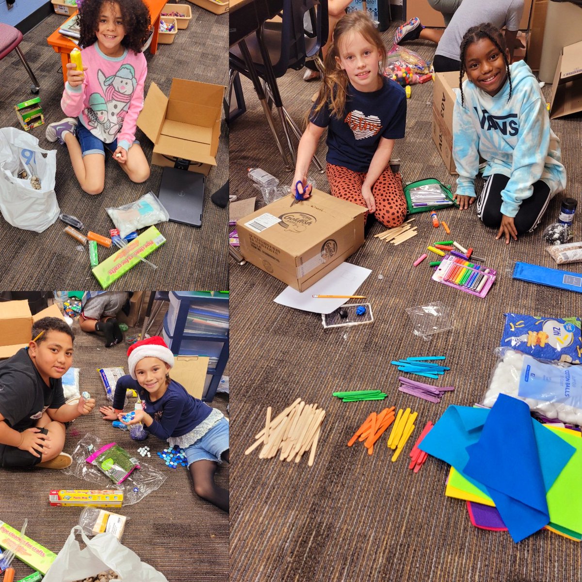 Innercurricular unit in full swing. Project: Building landforms!! <a href="/Humble_Science/">Humble ISD Elementary Science</a> <a href="/HumbleISD_PFE/">Pine Forest Elem</a>
