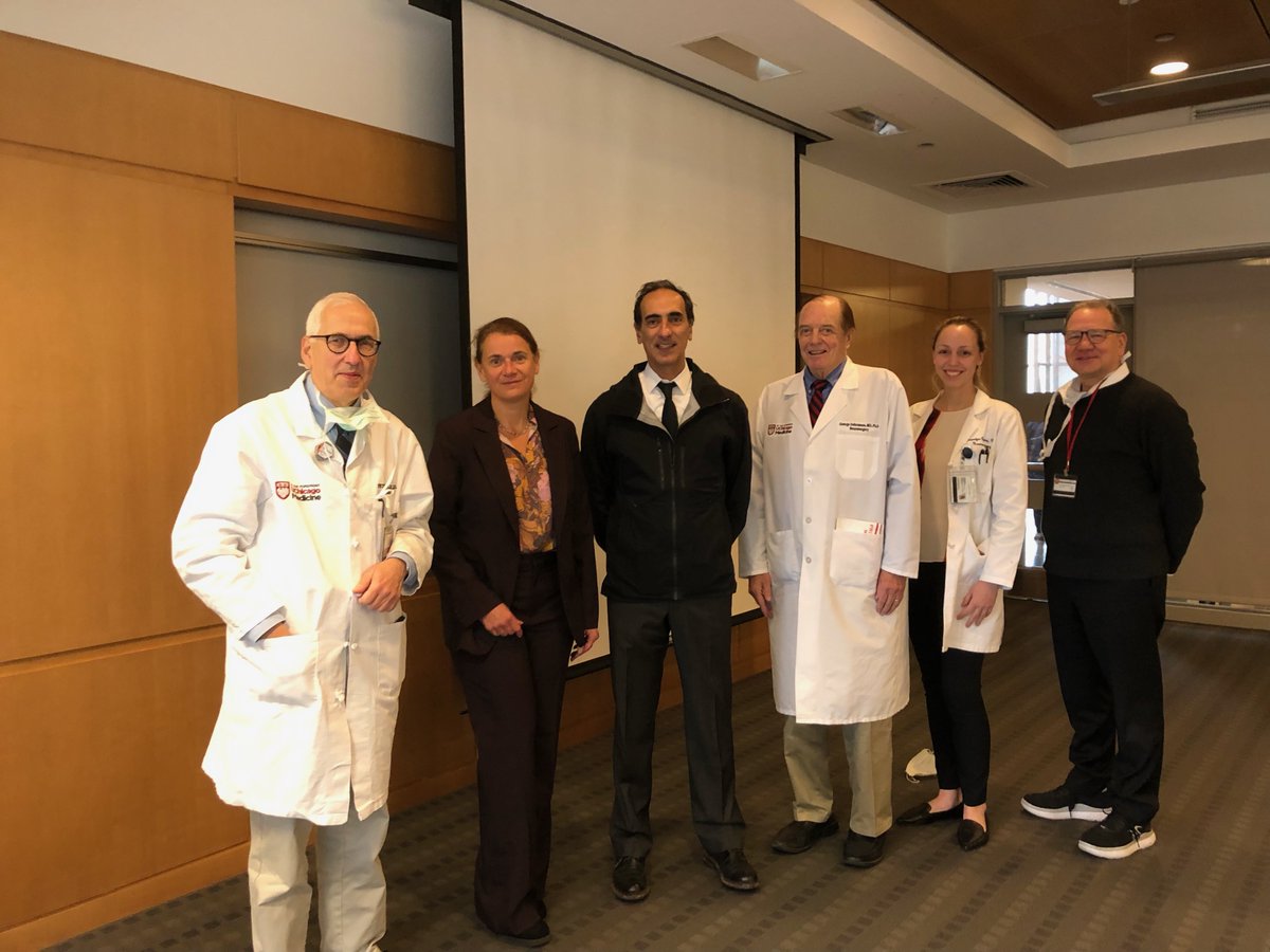 Wonderful presentation by Dr. Alexandra Golby this morning! Shown here is Dr. Golby with some of our faculty and Chief Resident! #uchicago #grandrounds #uchicagomedicine #brigham #brighamandwomenshospital