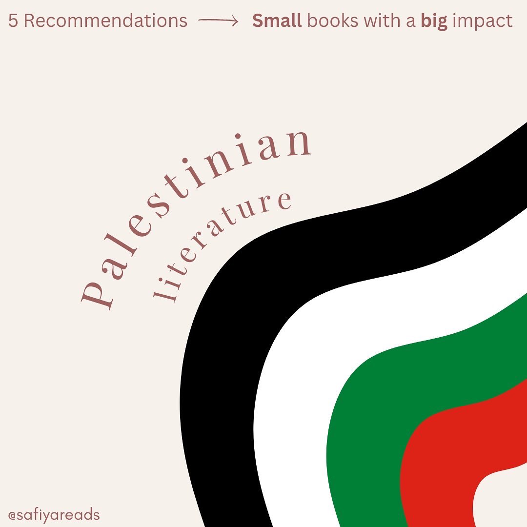 safiyacherfi's tweet photo. Recommendations for Palestinian literature - small books with a big impact https://t.co/P8e1Hj6YlD
