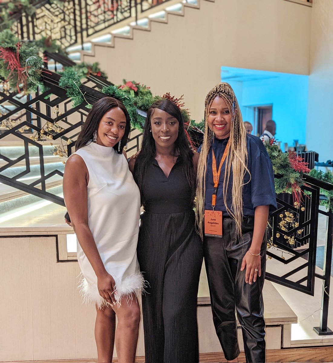 June Angelides MBE 🇬🇧🇳🇬🇸🇱 (@juneangelides) on Twitter photo Wow! Investors from Cameroon, Ghana and Nigeria back on the continent ready to invest 🔥🔥🔥
So excited to be in Kigali with <a href="/YvonneBajela/">Yvonne Bajela</a> and <a href="/euniceajim/">Eunice Ajim</a> 🇷🇼
#FundBlackFounders Wow! Investors from Cameroon, Ghana and Nigeria back on the continent ready to invest 🔥🔥🔥
So excited to be in Kigali with <a href="/YvonneBajela/">Yvonne Bajela</a> and <a href="/euniceajim/">Eunice Ajim</a> 🇷🇼
#FundBlackFounders
