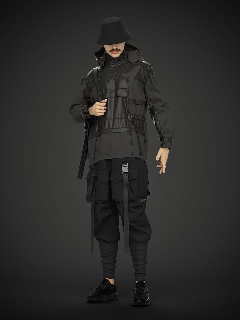 kapsamundesign's tweet photo. #kapsamun #kaps #design #designer #fashion #virtual #clothes #3d #clo3d #clocotw #male #man #patterns #digital #art #artist #virtualhuman #3davatar #3dhuman #digitalart #avatar #3ddesign #3dartist #nft #nftclothes #nftmetaverse #cryptoartist https://t.co/sqp3B5hZIy