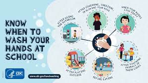 StdntWllnssSPPS's tweet photo. It's National Handwashing Awareness Week. Follow these 5 steps for effective handwashing: 
-Wet your hands with clean, running water (warm or cold)
-turn off tap, apply soap
-Lather hands by rubbing them together with the soap
-Scrub at least 20 seconds
-Rinse hands well https://t.co/NBwmoid4rt