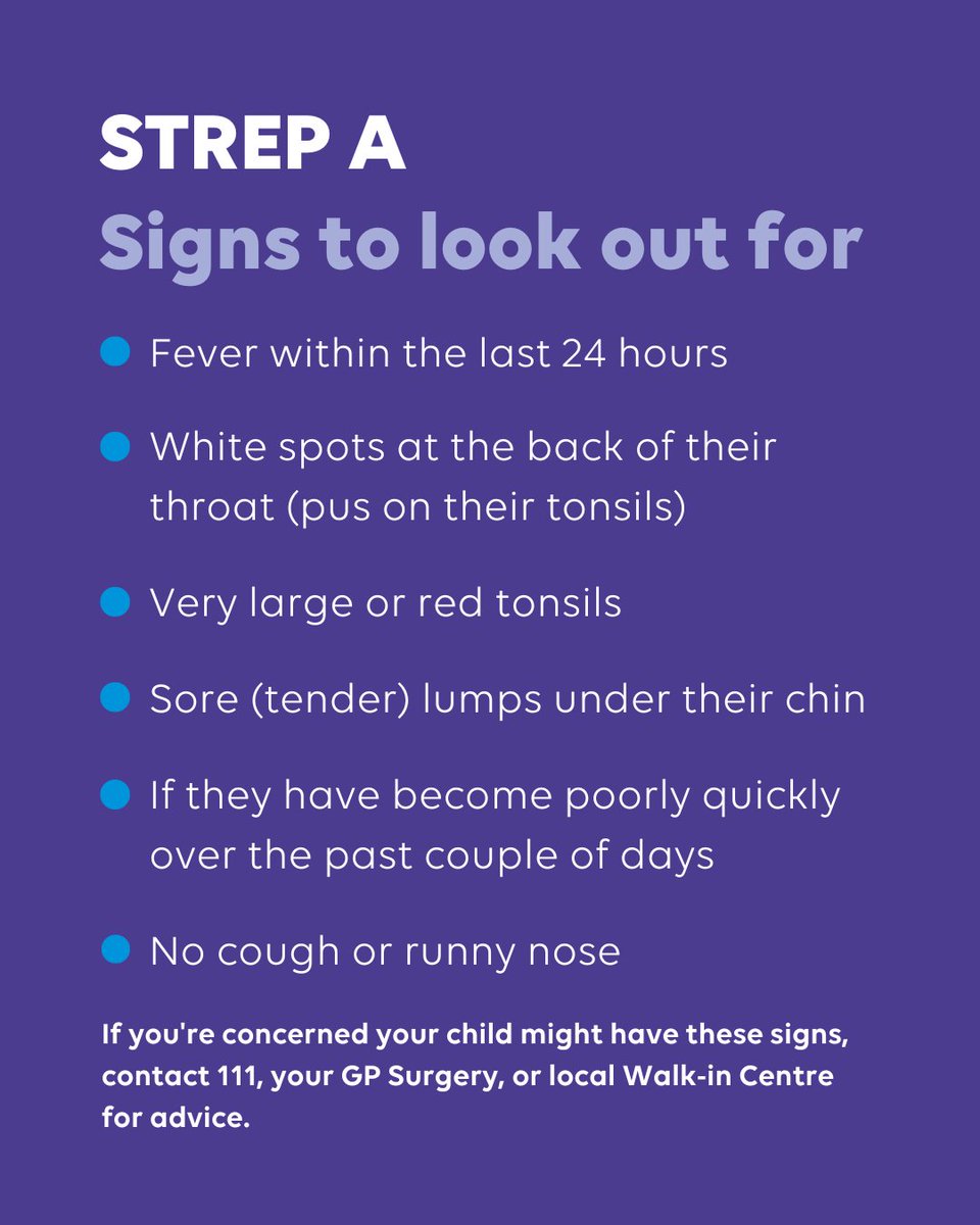 You might have seen recent news about Strep A. We understand this can cause worry and anxiety for parents and carers but knowing the signs to look out for can help 👇 Find more information you can trust on GOSH's website: gosh.nhs.uk/news/scarlet-f…