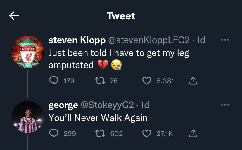 george tweet media