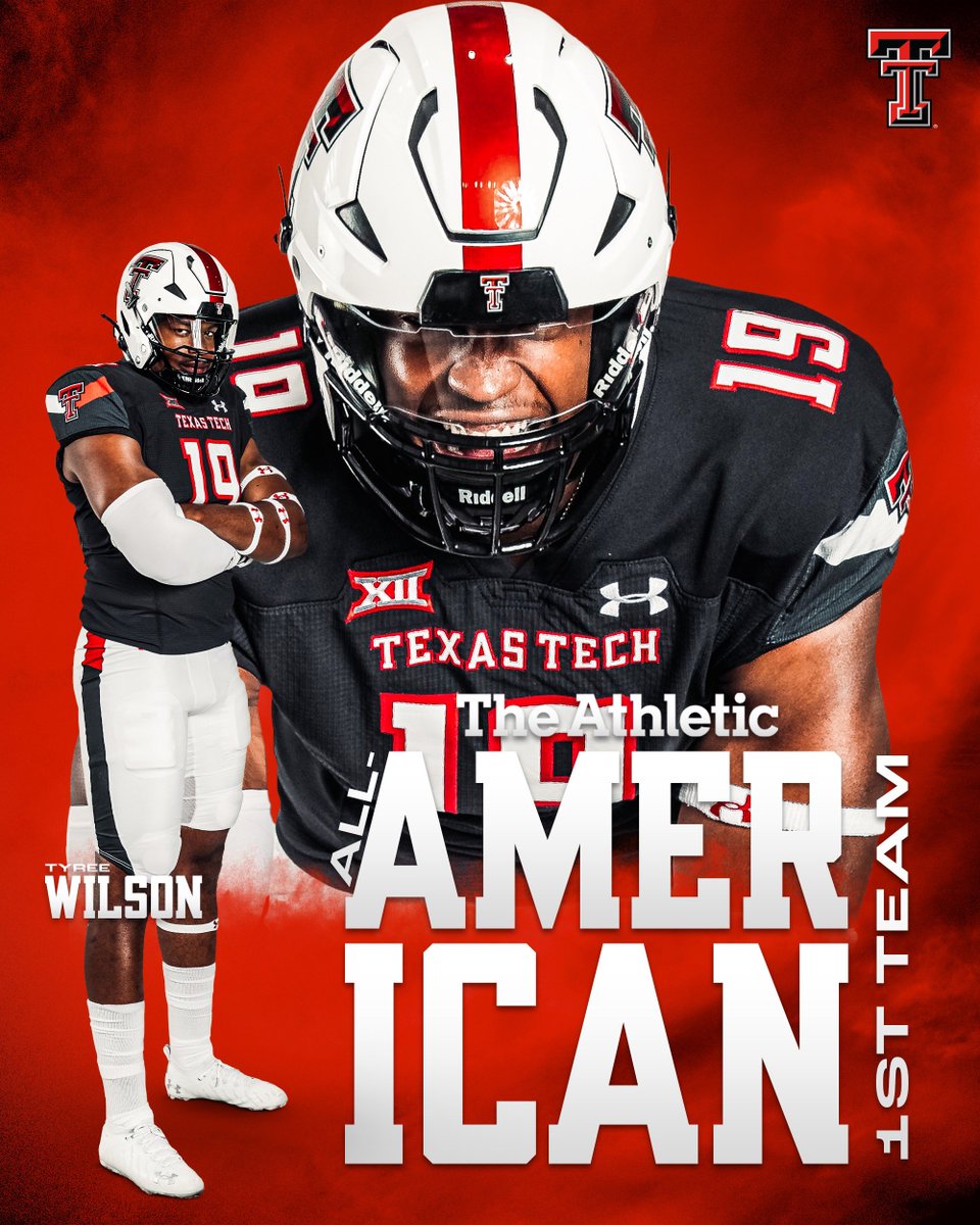 Respect earned 💪 @TheAthletic names @tyreewilson77 a first team All-American. #WreckEm | #WhatsNexŦ