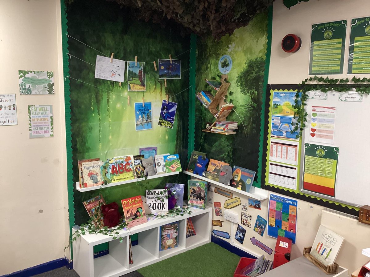 Some of our amazing class reading areas.