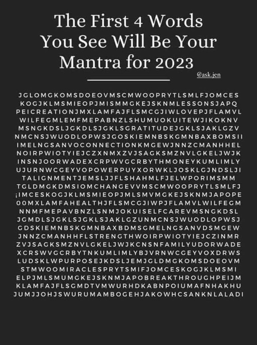 Strength, Love, Change, Connection

What’s yours?