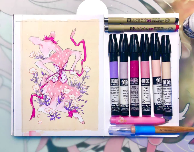 i might be biased, but.human drawing fawn n' thing > ai drawing fawn n' thing#HumanArtists 