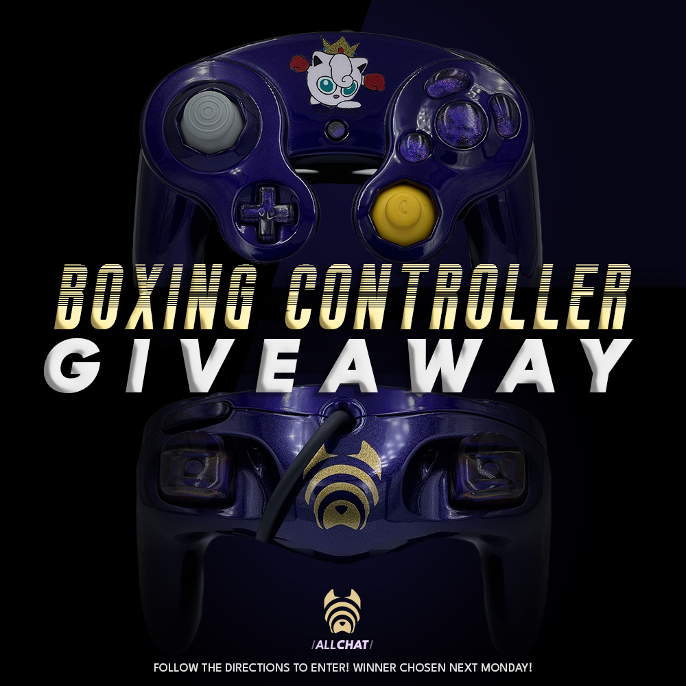 To celebrate how much ass I am going to kick this weekend, we are giving away a BOXING PUFF Phob controller. 

Entering is extremely simple!
- Like
- Retweet
- Follow @2saintt  and @AllChatEsports 

See you soon <a href="/MogulMoves/">Mogul Moves</a> !