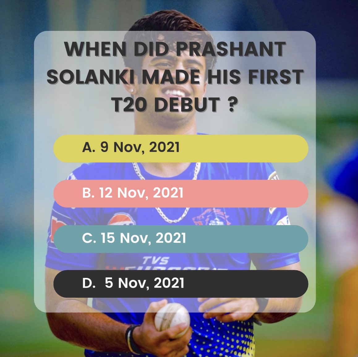 PrashantFan46's tweet photo. Can anyone guess the right answer?
.
.
.
.

#Prashantaddicts #Prashantsolanki #prashantprides #prashulovers #cskfans #CSK https://t.co/XCN9OaLXOk