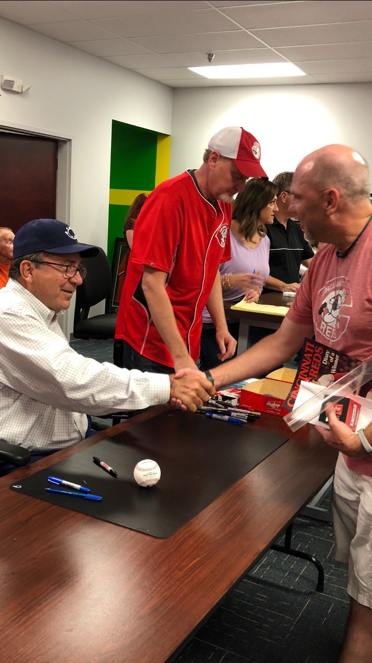 The time I met the greatest catcher of all time. Happy Birthday Johnny Bench!   