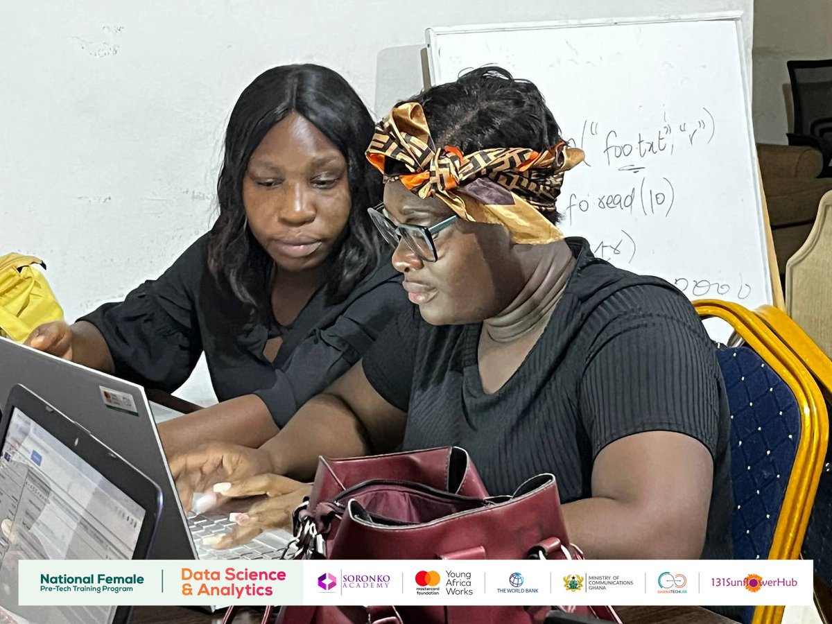 131SFH's tweet image. NATIONAL PRETECH TRAINING PROGRAM

In yesterday&apos;s lesson, the ladies were given a disorganized dataset where they made use of their skills and knowledge in Data cleaning and data investigation to prepare the data for visualization in #python.

#pretechtraining #DataScience