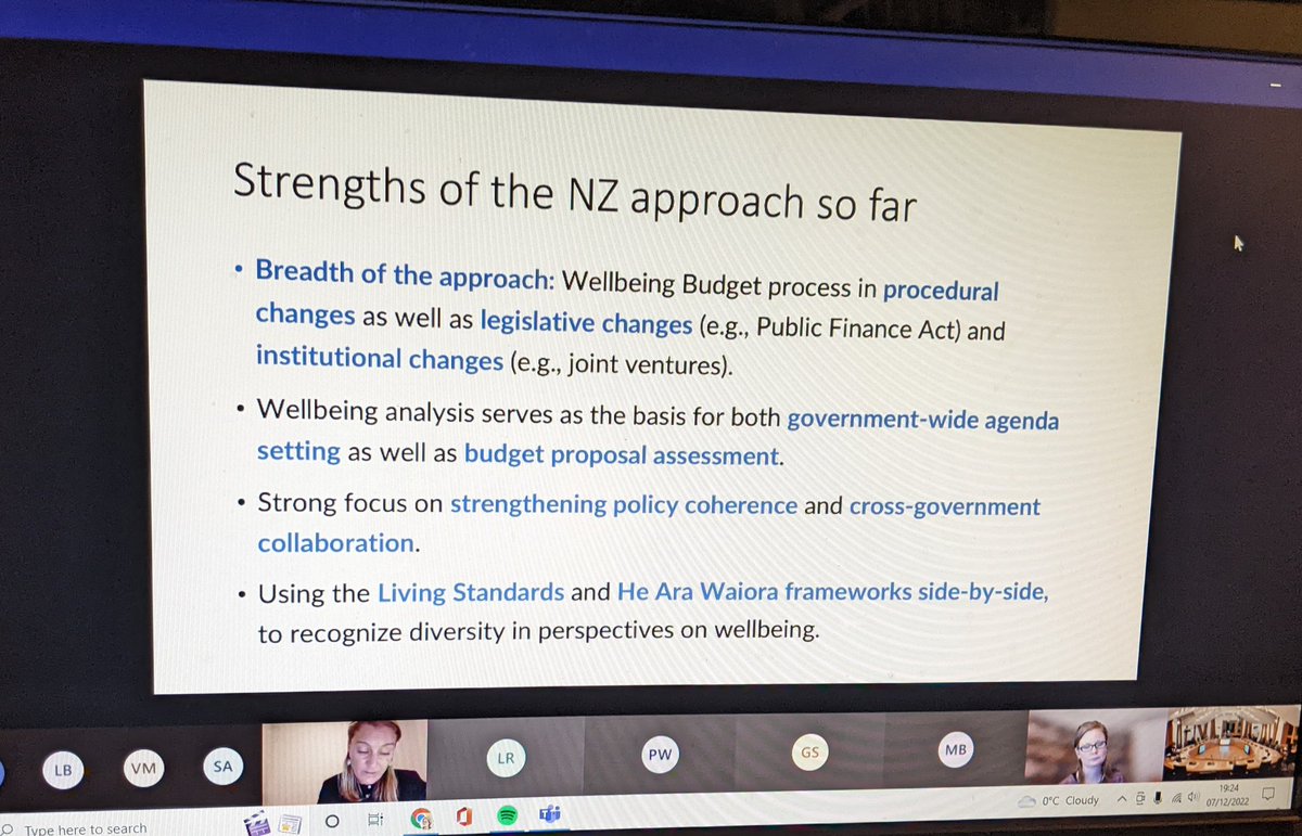 Fascinating to learn about New Zealand's #Wellbeing #Budget at tonight's #WellbeingEconomy CPG <a href="/ScotParl/">Scottish Parliament</a>. Thanks Margreet Frieling <a href="/WEAll_Alliance/">Wellbeing Economy Alliance - WEAll</a>