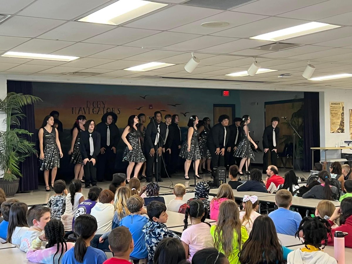 doby_elementary's tweet photo. Thank you @eastbaychorus for performing for Navigators today. So great to have some former Navigators on the stage! @HillsboroughSch @EastBayHS https://t.co/LYVUvifG0N