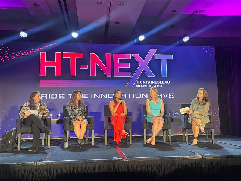 AHLA's tweet photo. .@AHLAFoundation's Eliza McCoy led an impactful session at #HTNEXT today on the global impact of human trafficking programs. Participants included U.S. Government Supervisory Special Agent Rosemarie Vesci and @SafeHousePrjct’s Brittany Dunn & Alia Dewees. https://t.co/FET8epsCVD