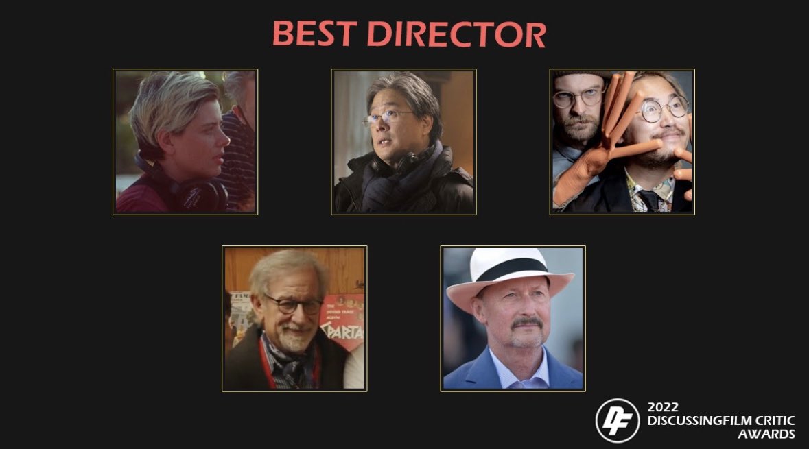 4th DiscussingFilm Critic Awards BEST DIRECTOR Charlotte Wells