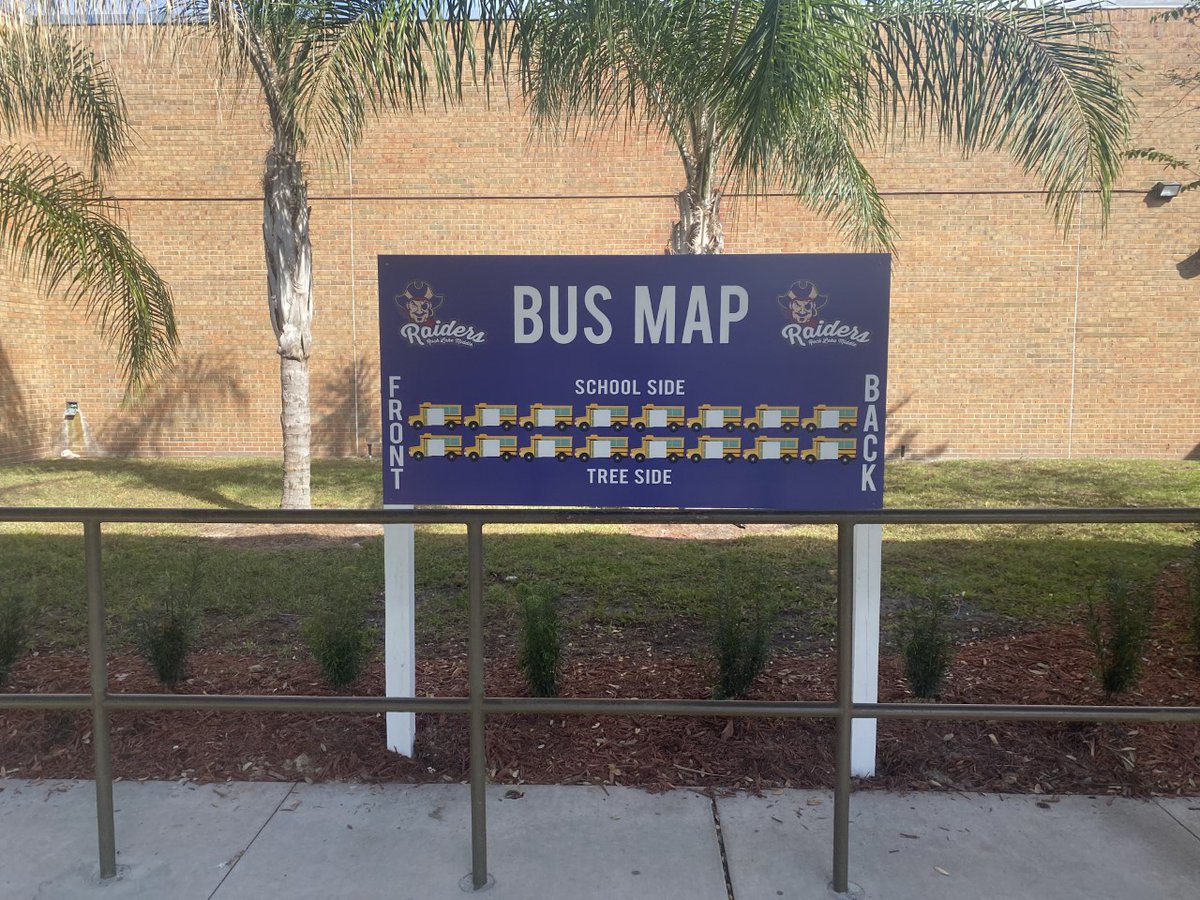 Thank you to The Mathurin Family for their generous donation of our new bus board.