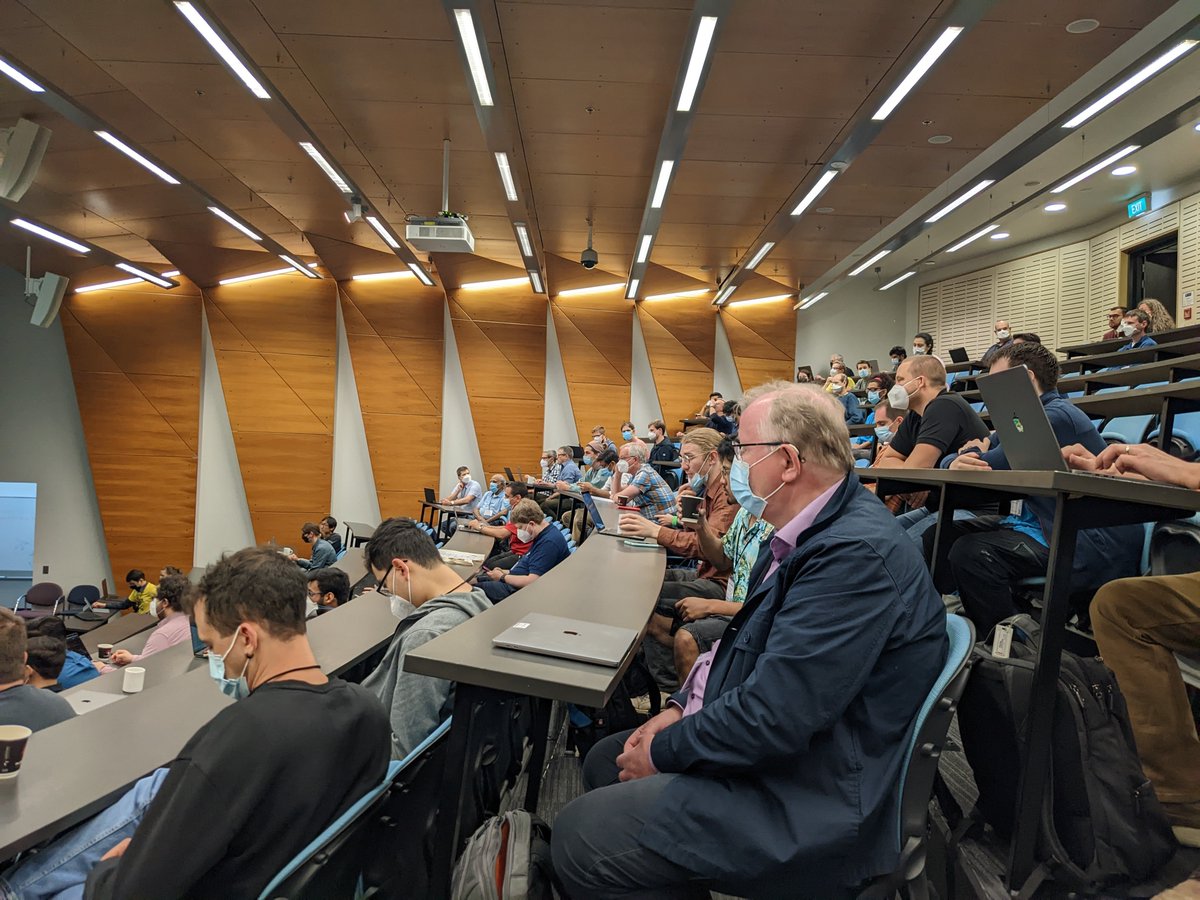 Good masking at SPLASH 2022 in Auckland. First conference in three years.