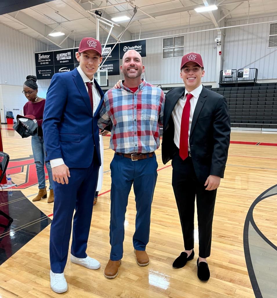 Congrats to <a href="/DjEurgil23/">DJ Eurgil</a> <a href="/blake_smith21/">blake</a> on signing with <a href="/CACCWarhawksBsb/">Coastal Alabama - North Coyotes Baseball</a> today! You guys are getting some blue collar competitors!