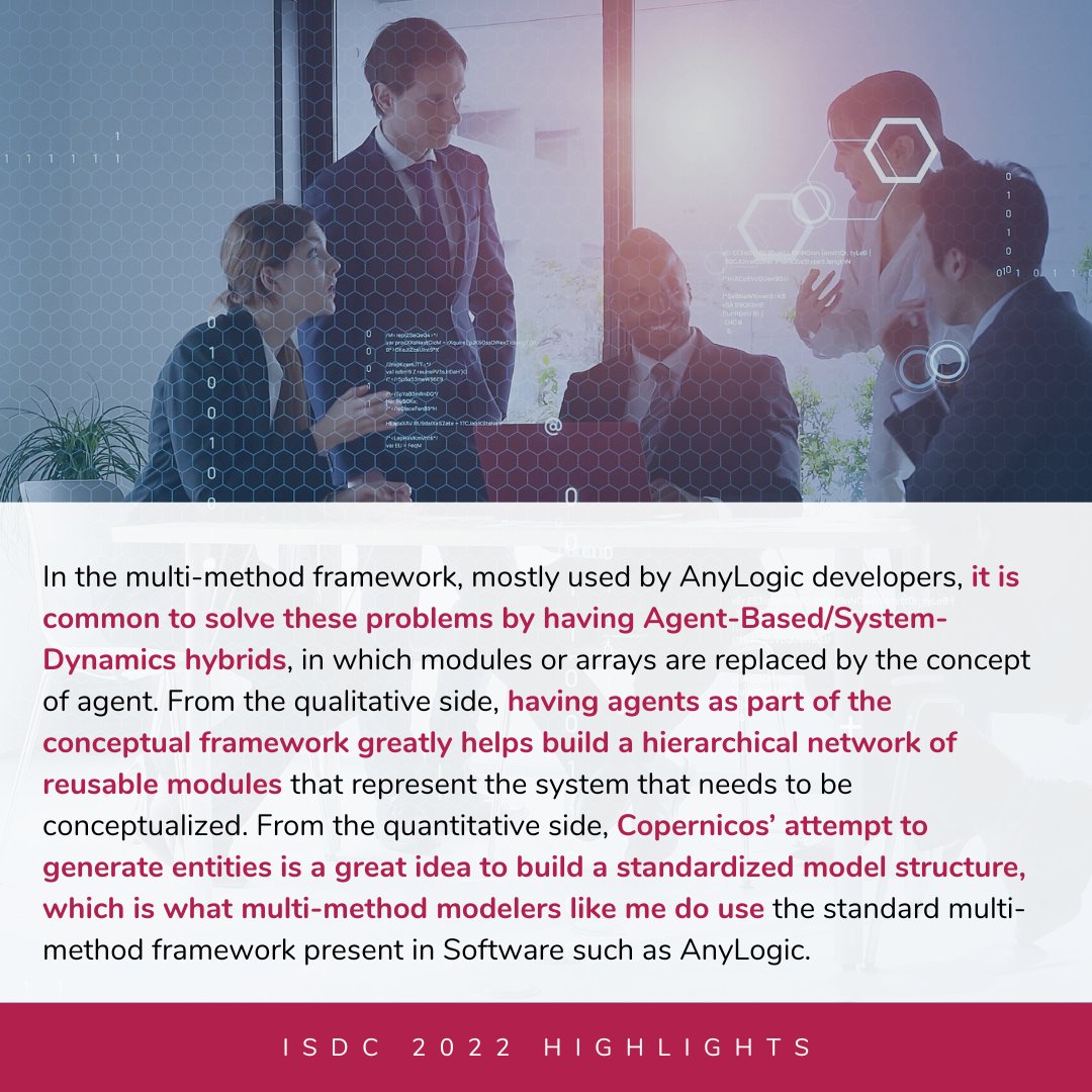 systemdynamics_'s tweet image. 💭 WHAT ARE YOUR THOUGHTS? ▶️ #SystemDynamics, #AgentBased and #DiscreteEvent simulations are three competing and complementary #simulation methods used to address a wide range of real-world problems.

🔗 Continue reading: ow.ly/5b3550LXJSi