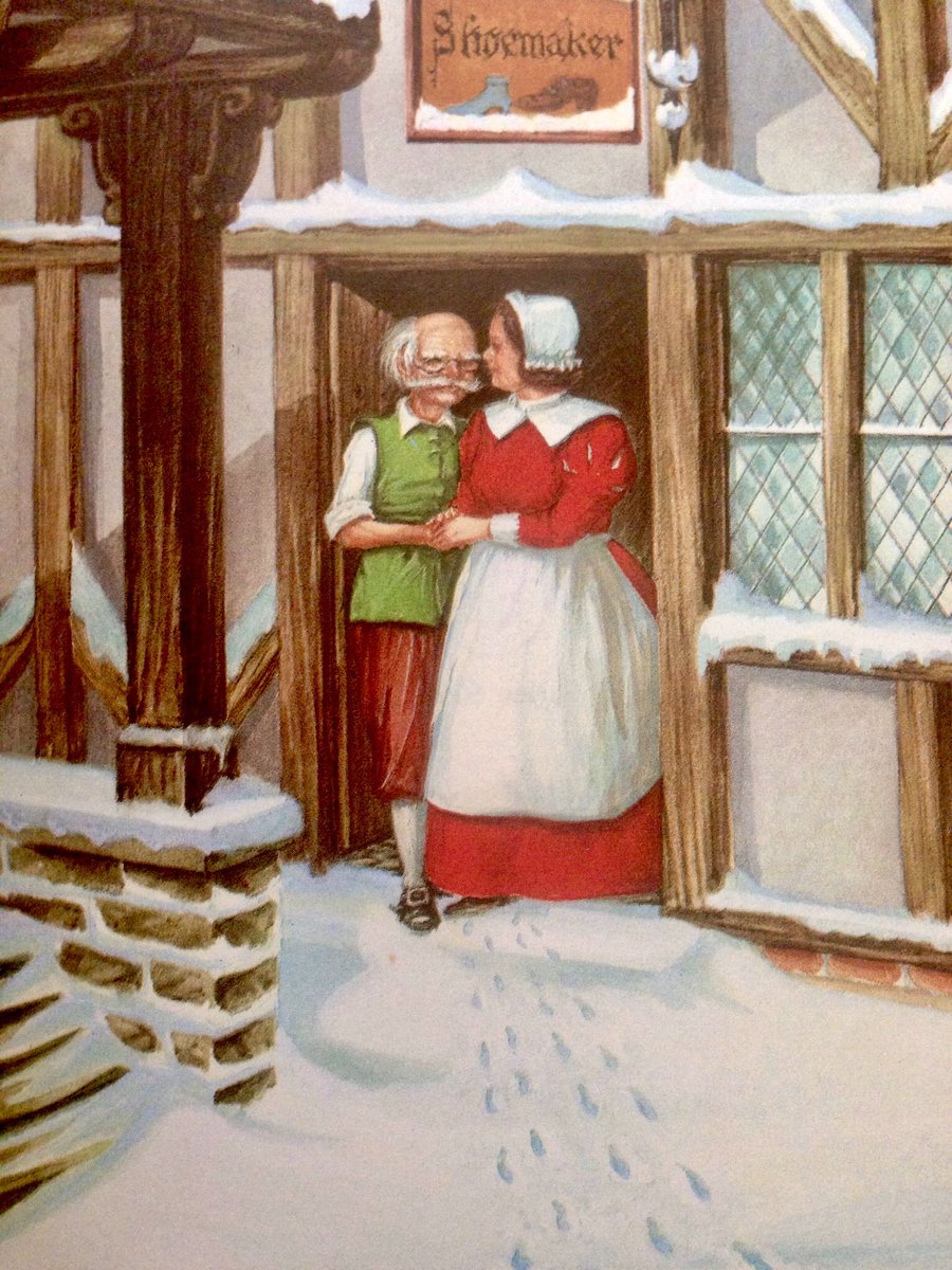 The Elves and the Shoemaker is surely the kindest of all the fairy tales - a story of giving and gratitude, with no villains. 

#RobertLumley