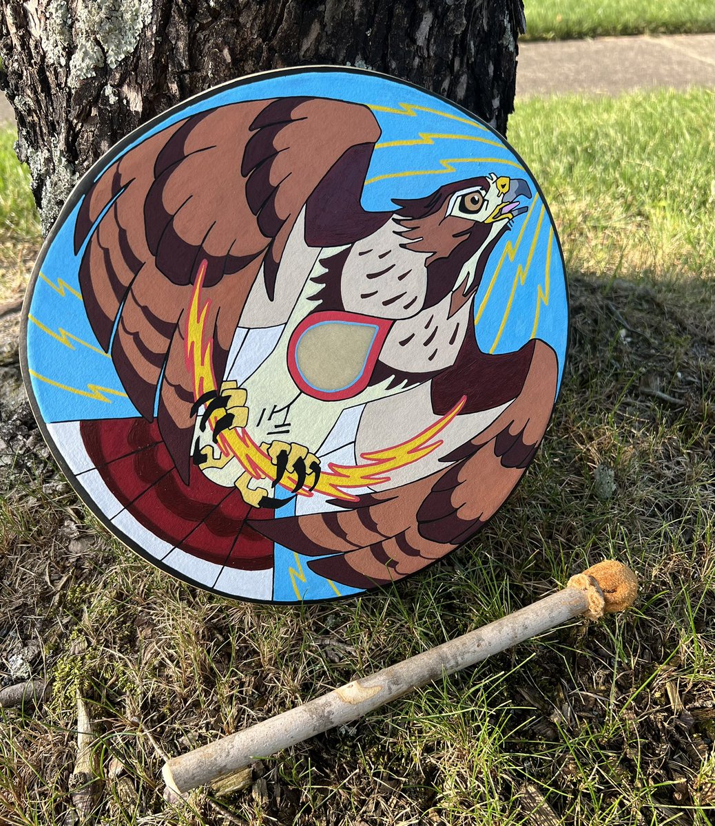 Would anyone ever be interested in potentially getting their own drum painted by me?  I'd provide the drum (11' handdrum, Mohawk style)

You can choose the animal/any specific colors you want to include/any tribal symbols if you have the right to em/etc 

Just interest checking!