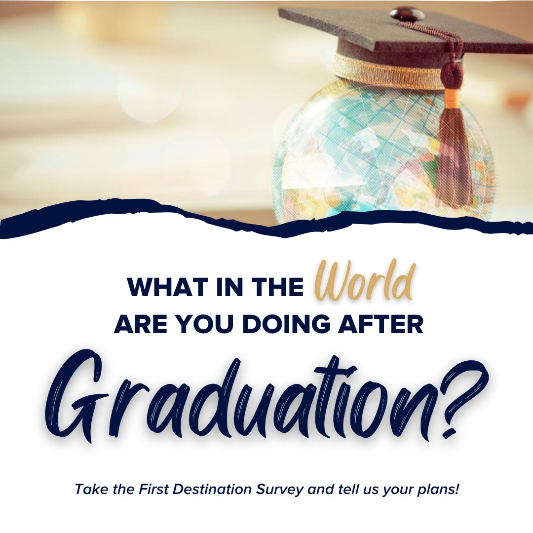 Planning to graduate this semester? Congratulations! Georgia Southern celebrates your achievement and would love to know what in the world you’ll be doing next. 🎓

Be sure to complete the First Destination Survey by following the link in our bio!