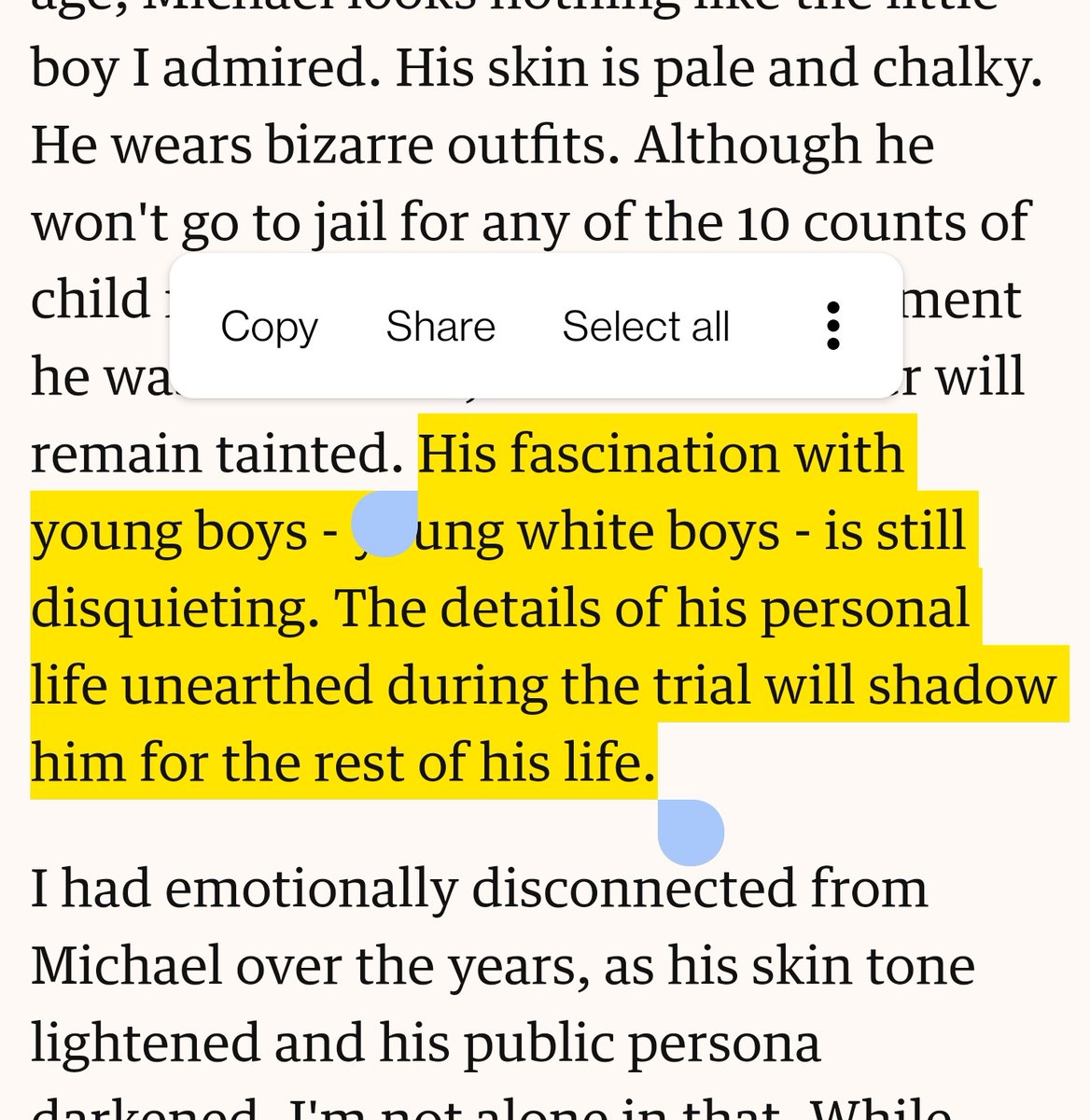 <a href="/nelsongeorge/">Nelson George</a> <a href="/jacobkornbluh/">Jacob N. Kornbluh</a> <a href="/UJAfedNY/">UJA-Federation of New York</a> <a href="/VanJones68/">Van Jones</a> Probably also apt for someone that believes someone has an unhealthy relationship with 'young white boys', but can turn the other way at the flash of $. I'd love to be corrected on that though.