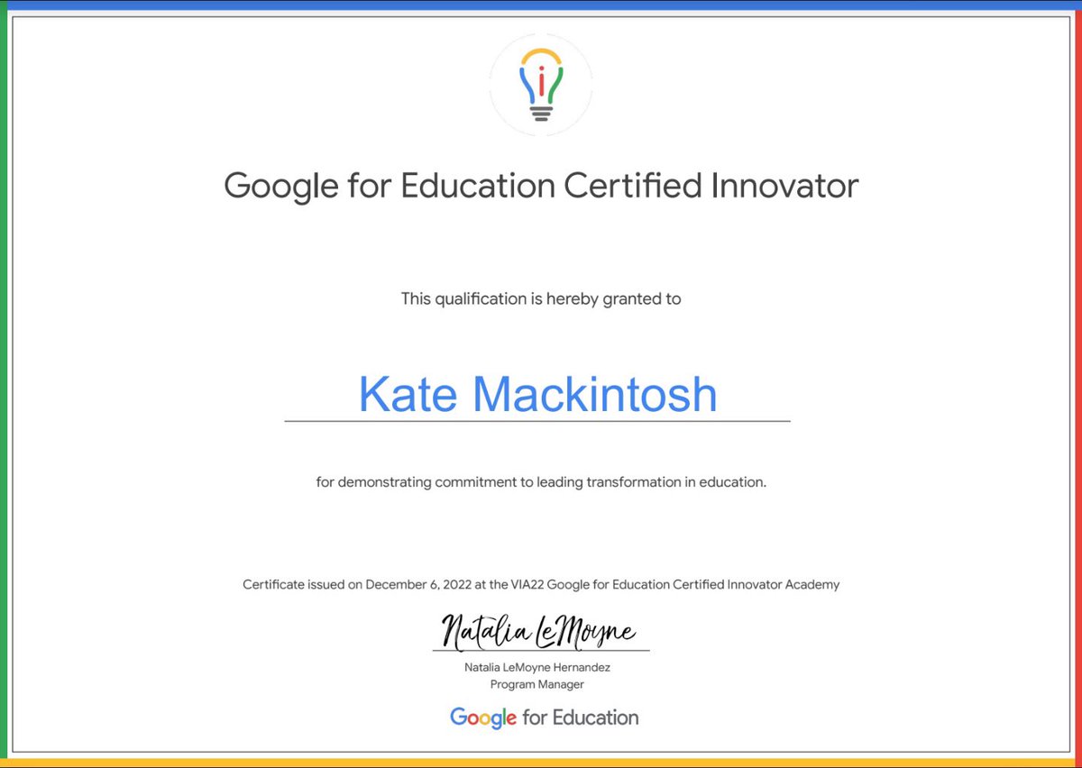 #GoogleEI #VIA22 graduate ✌🏼