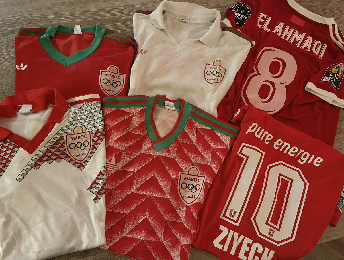 Morocco team with a bit of dutch school in it ! 😁 #footballculture #morroco #Marokko #2022WorldCup #shirtsofcult