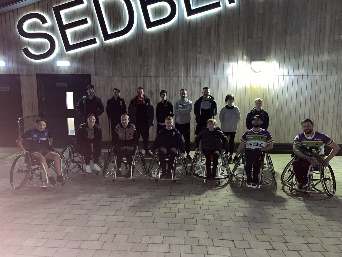 🙌🏻 Another successful evening at our Wheelchair Taster Session - with no fewer than 10 people trying the sport for the first time!

This is the impact the @RLWC2021 has had 👏🏻