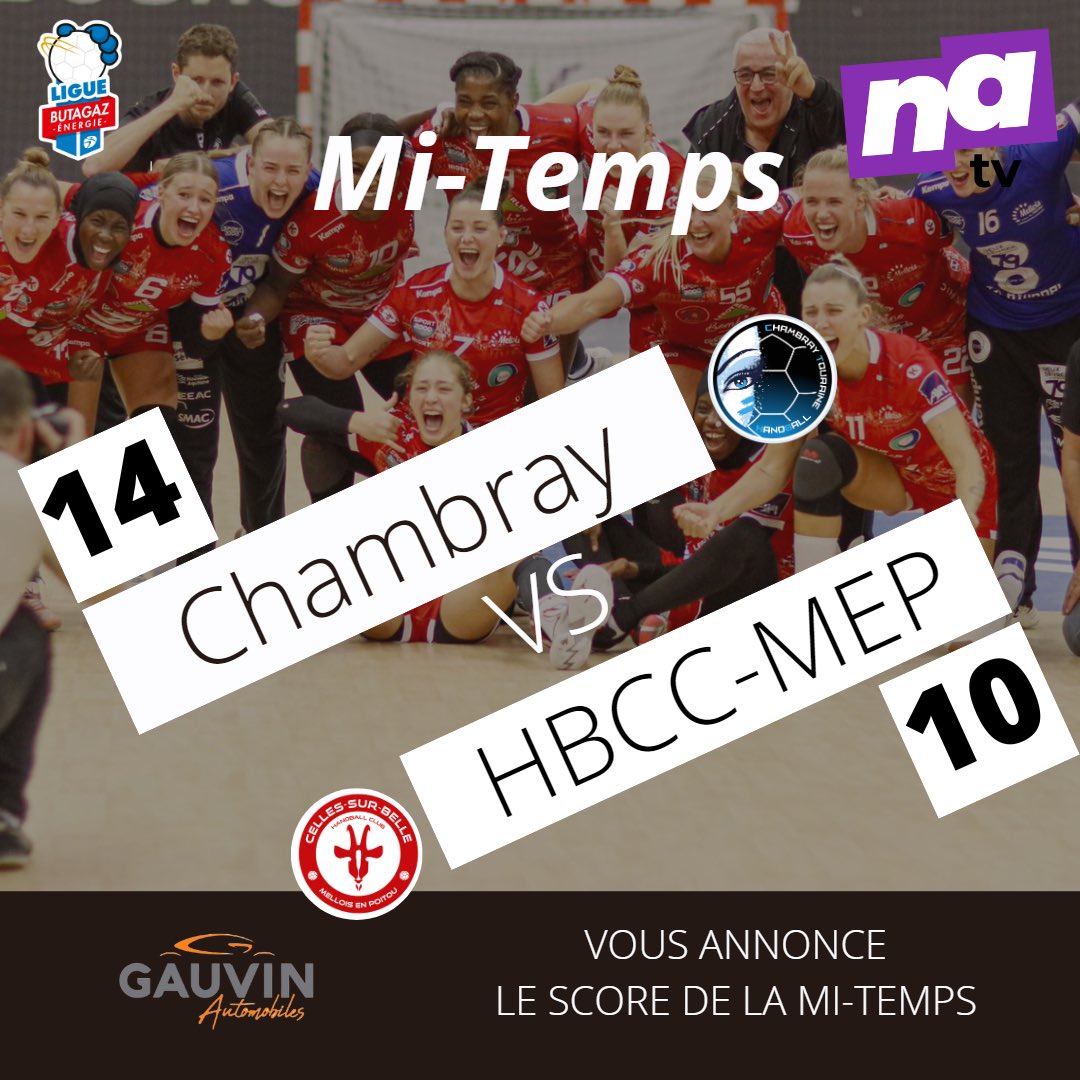 MI-TEMPS 🚨

Nos Belles sont menées de 4 buts à la mi-temps, tous derrière elles pour la deuxième mi-temps ⚪️🔴