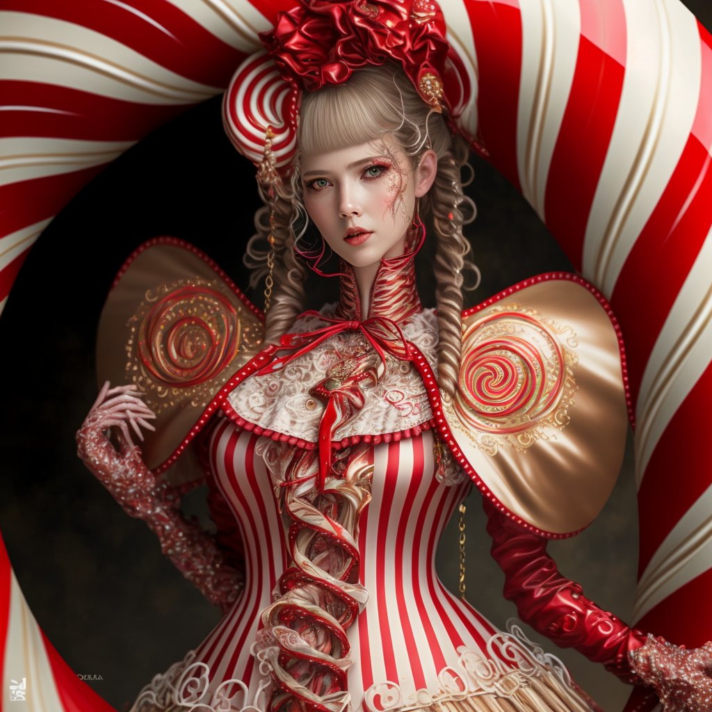 Candy cane by <a href="/iBitterScotch/">𝕄𝕣. ℕ𝕒𝕚𝕣</a> 
#aiart #midjourney #aiartdailytheme