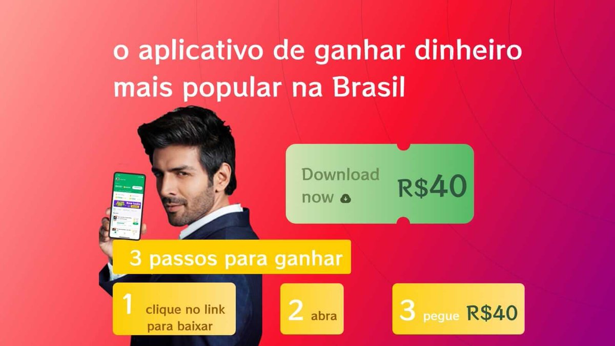 0% verdade!😹 
Clique no link, você pode ganhar R$ 500 por semana como eu! 
 👉 -&gt; best.kypolar.xyz/share/218596a-…
Junte-se a este grupo telegram para saber mais maneiras de ganhar dinheiro em casa! 👉
 t.me/ticktick2
