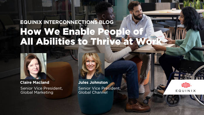 Disability is often a missing piece of DEI efforts. At Equinix, we’ve created #EquinixConnectAbilities to support &amp; empower our disabled, neurodivergent, chronic illness &amp; caregiver communities. This is #LifeAtEquinix. eqix.it/3ExkCsy