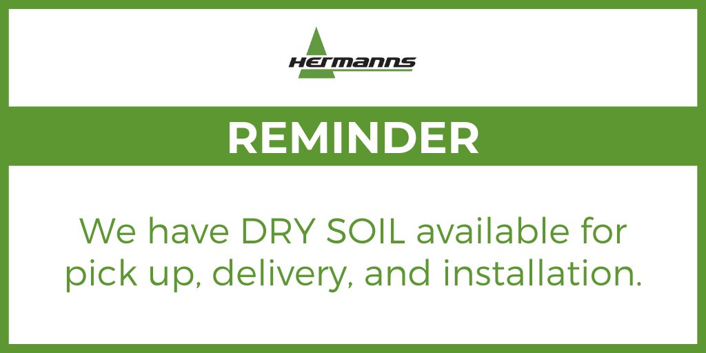 We have dry #soil! 🌱

#hermanns #landscapesupply #soils #landscaping #ontario #landscapedesign