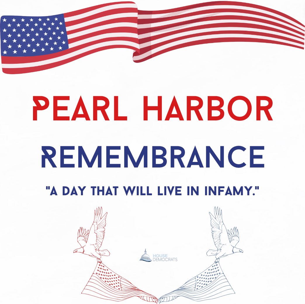 Today we honor the American lives lost 81 years ago at the horrific attack on Pearl Harbor. We also remember the sacrifice & courage of those who signed up to protect our country in the days and years to come.