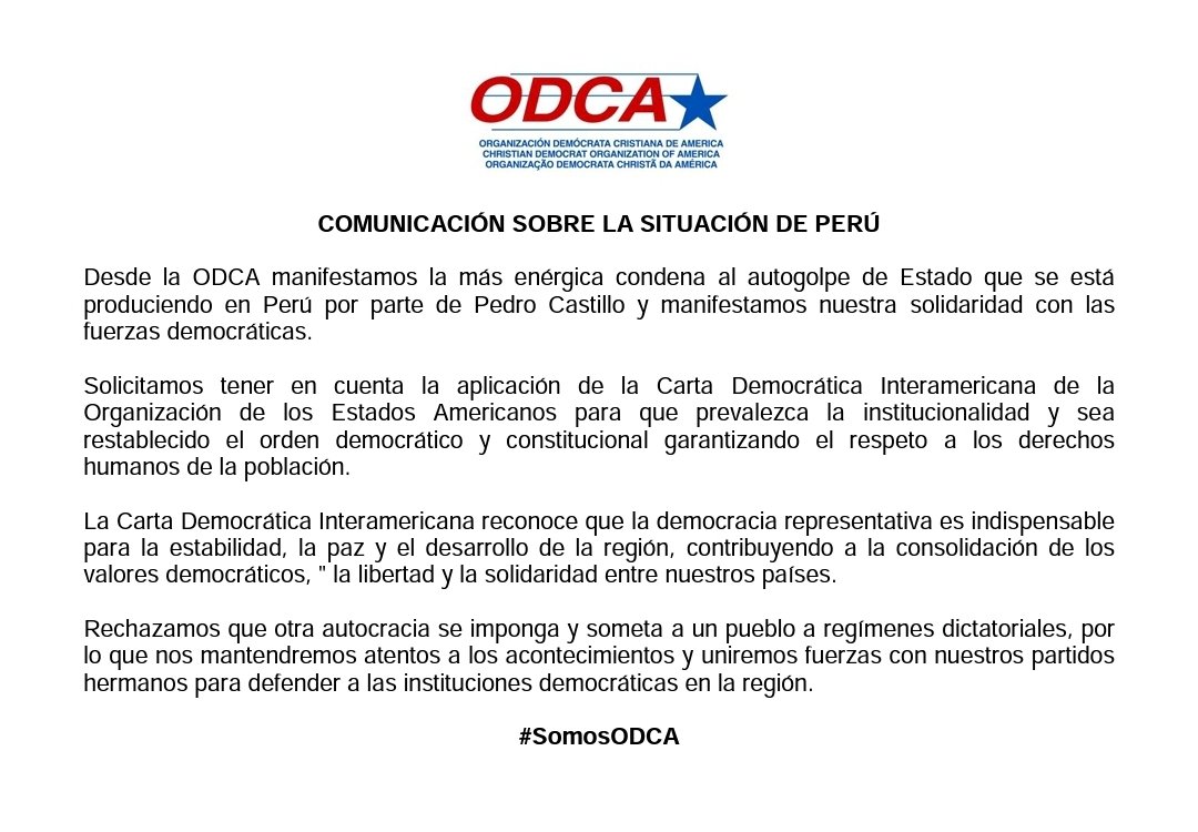 LÍNEA FUNDADORA de ODCA tweet media