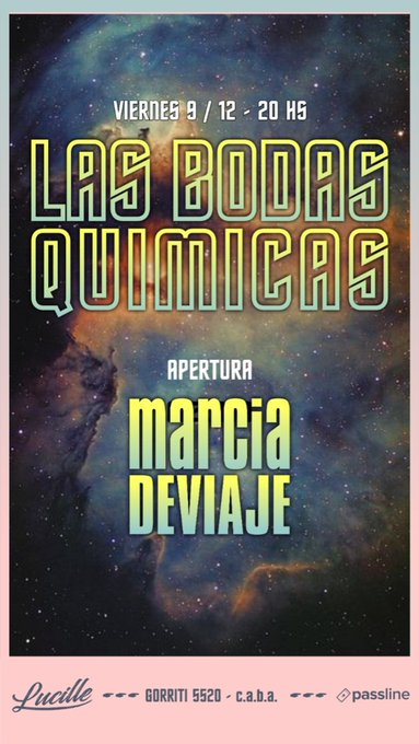 Estamos al aire con <a href="/BodasQuimicas/">Las Bodas Químicas</a> en <a href="/ahora16nr/">Ahora 16</a> charlando sobre su última fecha del año este viernes 9 de diciembre a las 21hs en Lucille Club 

<a href="/ebabenco/">Eddie Babenco</a> y @FloraAlkorta