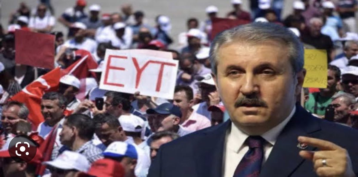 hayrettinball's tweet photo. Büyük Birlik Partisi Genel Başkanı Sn @Mustafa_Destici EYTliler çocuklarıyla beraber 
Oy kullanacak  #EYTdeYaşKoşulunaHayır https://t.co/pYOoZ5XfIE