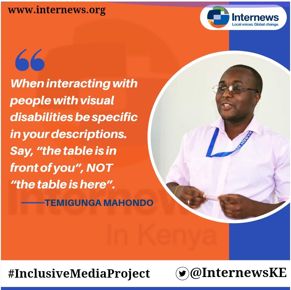 jackielidubwi's tweet photo. DAY 2 of the disability reporting training by @internews.
Today we delved into language and terminologies in disability reporting, tips of interviewing persons with disabilities and disability reporting 101.
Here are some tips from the facilitators.
#InclusiveMediaProject https://t.co/KsY2ekYOCJ
