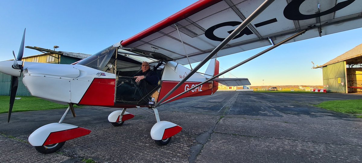 Congratulations to Paul Hadley who completed his second solo Qualifying cross country flight today to welshpool <a href="/BMAAUK/">BMAA</a> <a href="/WHGA/">Wolverhampton Halfpenny Green Airport</a> Congrats Paul 🍾👏👏👍