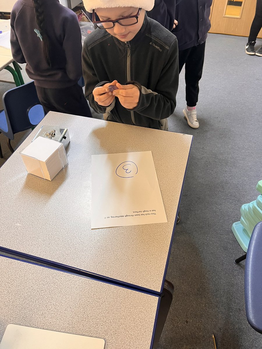 MissLindsayBF's tweet photo. Today, we were looking at different rocks and correcting misconceptions using the knowledge we have gained during this half term! We especially liked looking at the accelerated weathering! @MissAliBF @BFS_Watford @HeadBeechfield https://t.co/p2tY5YTWLZ